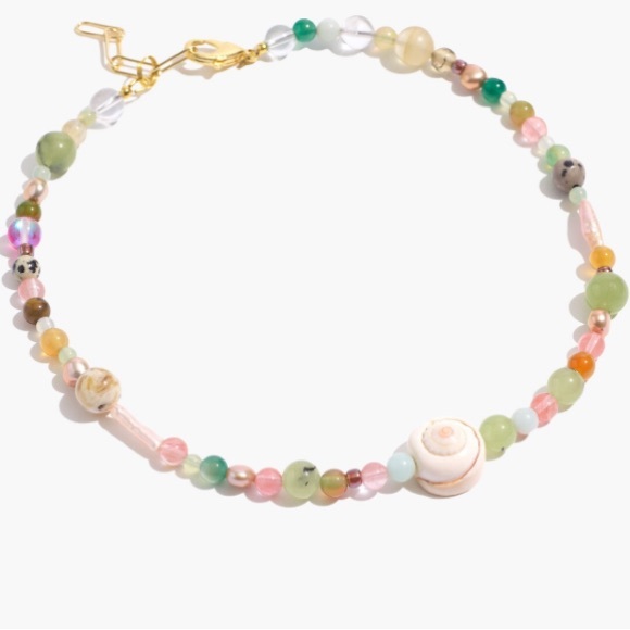 Hourston of Charlie Beads x Madewell seashell & bead necklace - limited edition - Picture 2 of 4